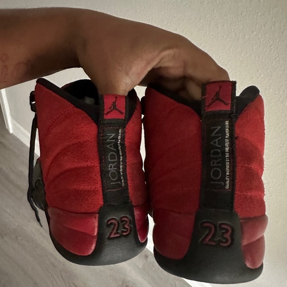 Jordan 12 Reverse Flu Game - Picture 1 of 4